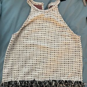 Zara knit colorful tank blouse